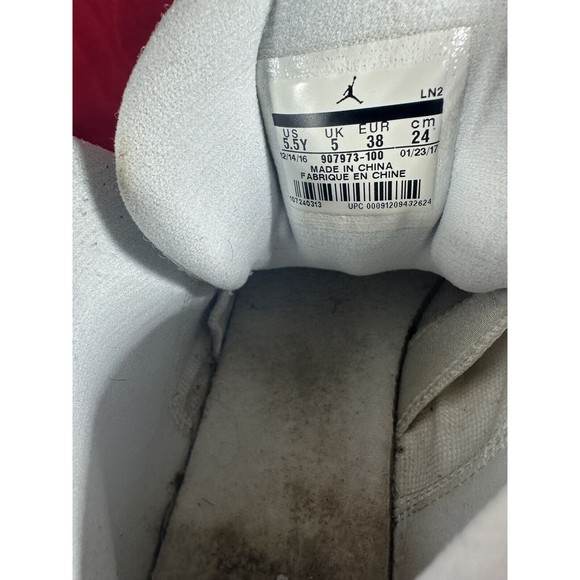 Nike Air Jordan Jumpman Pro BG (GS) Platinum White 907973-100 Youth Size 5.5Y - Picture 8 of 15